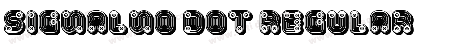 SignalNo3DOT Regular字体转换